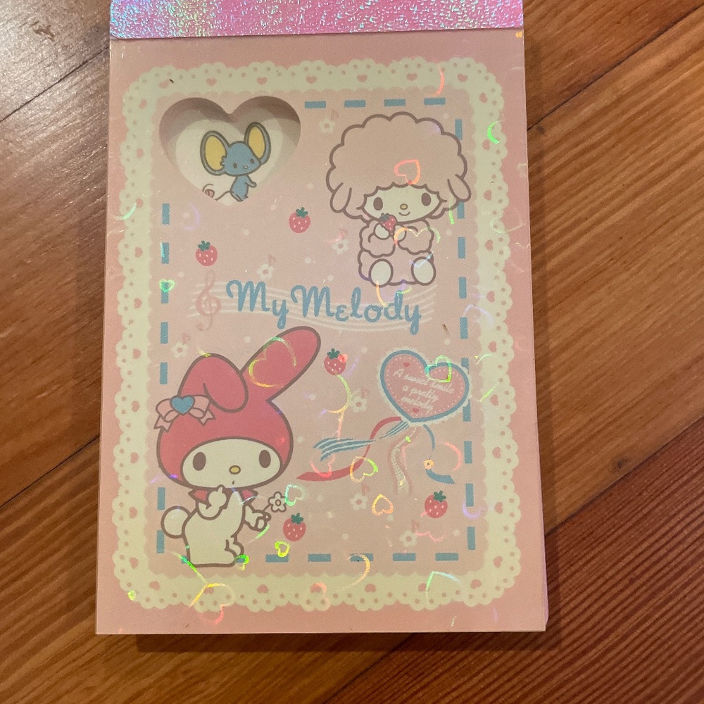 Vintage My Melody notepad - 1976